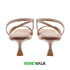 Fancy Beige Heels For Womens 4532 Sandal